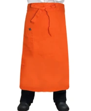 Basic Long Basic Long Apron Orange basic long apron